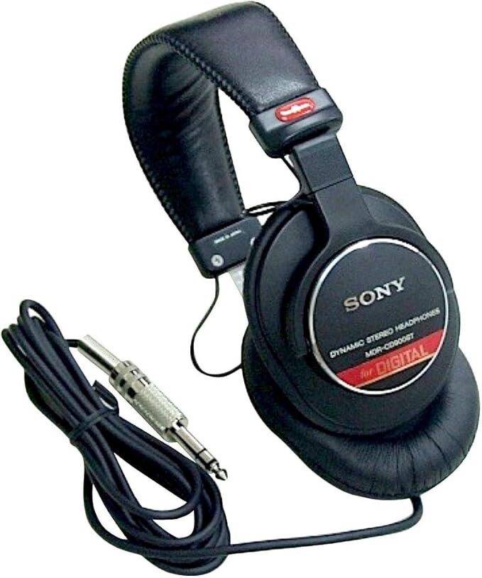 Sony MDR-CD900ST Studio Monitor Stereo Headphones - Black Japan