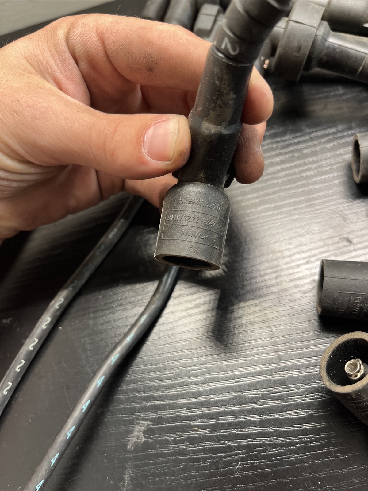 IE900 600 300 4N銀 + 6N銀 4.4mm5極 L字 N5005