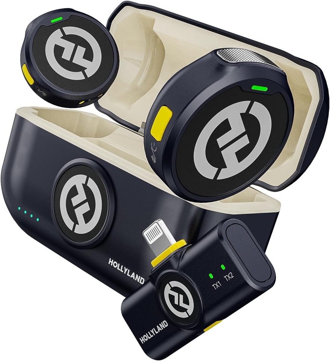 Hollyland Lark M2 Wireless Lavalier Microphone Lightning Connector