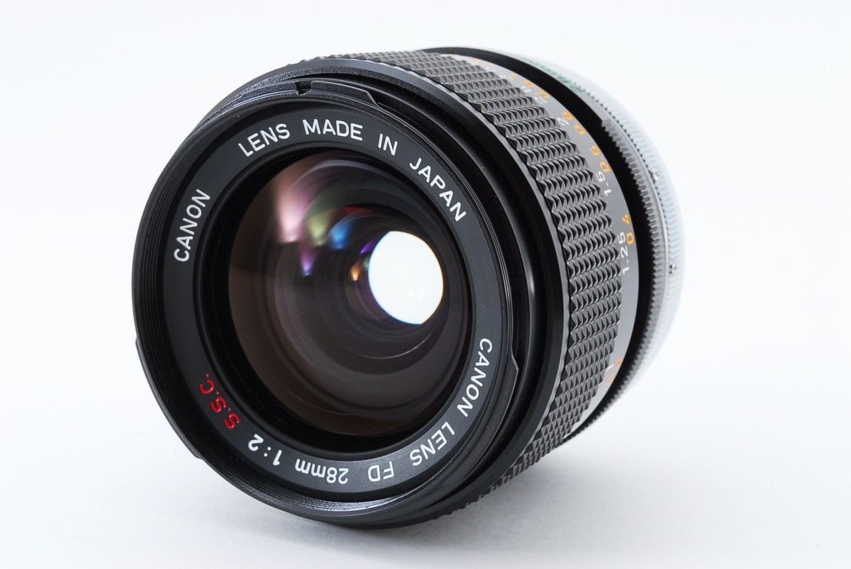 Canon FD 28mm f2 S.S.C SSC Wide Angle MF Lens in BOX [Rare! Top