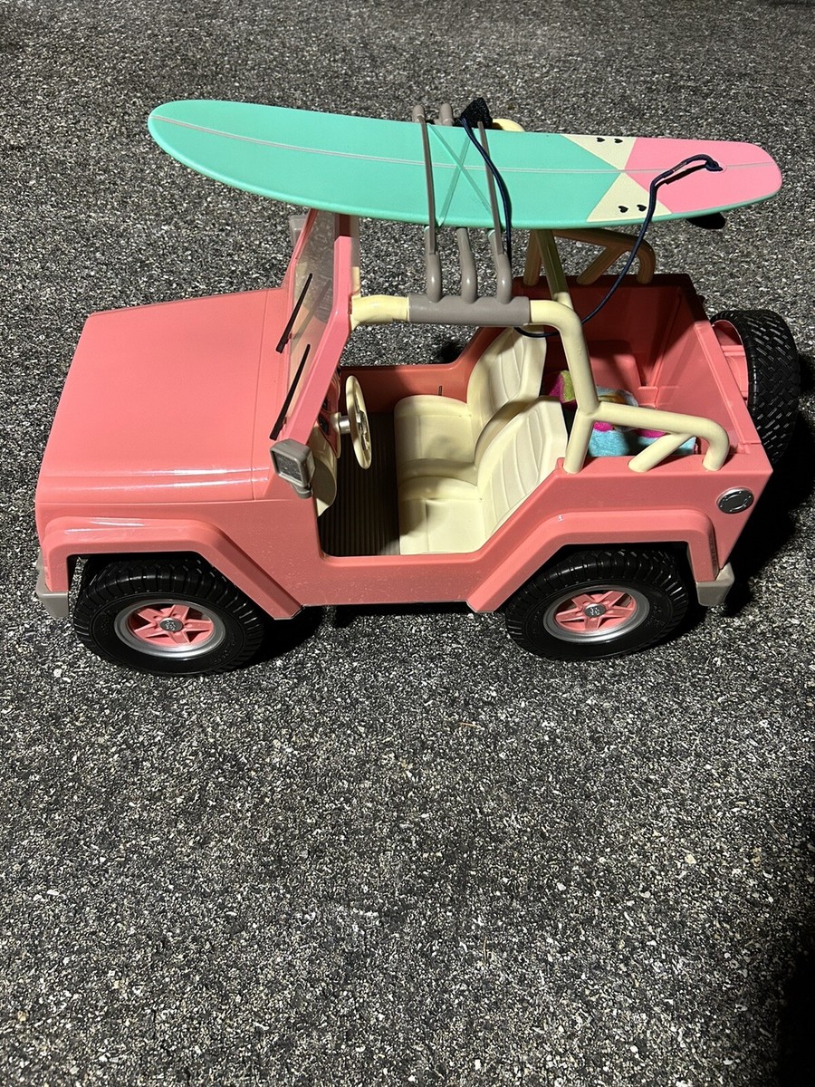 Our Generation OG Pink Off Roader 4x4 With Electronics & Surfboard