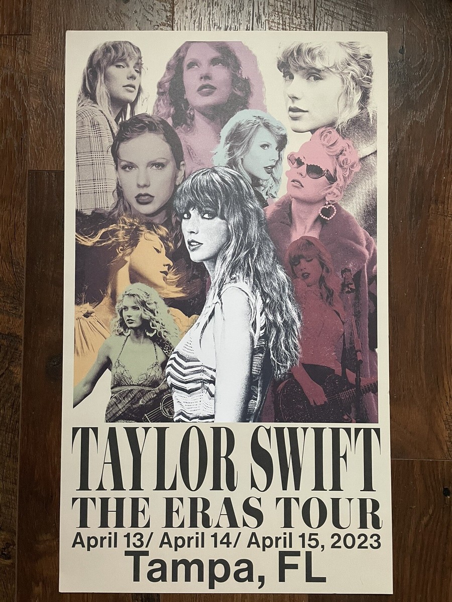 ミュージシャン THE ERAS TOUR LITHOGRAPH POSTER REPRINT
