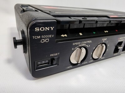 Sony TCM-5000EV Cassette Recorder Portable Player Audio working | eBay