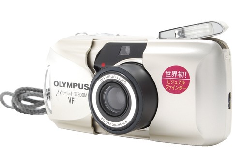 OLYMPUS μ mju II 80 VF Point & Shoot 35mm Film Camera From Japan