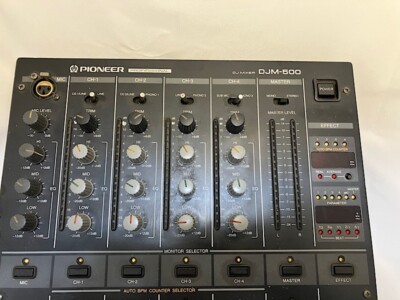 Pioneer DJミキサー DJM-500 動作確認済み Pioneer DJM-500 DJミキサー