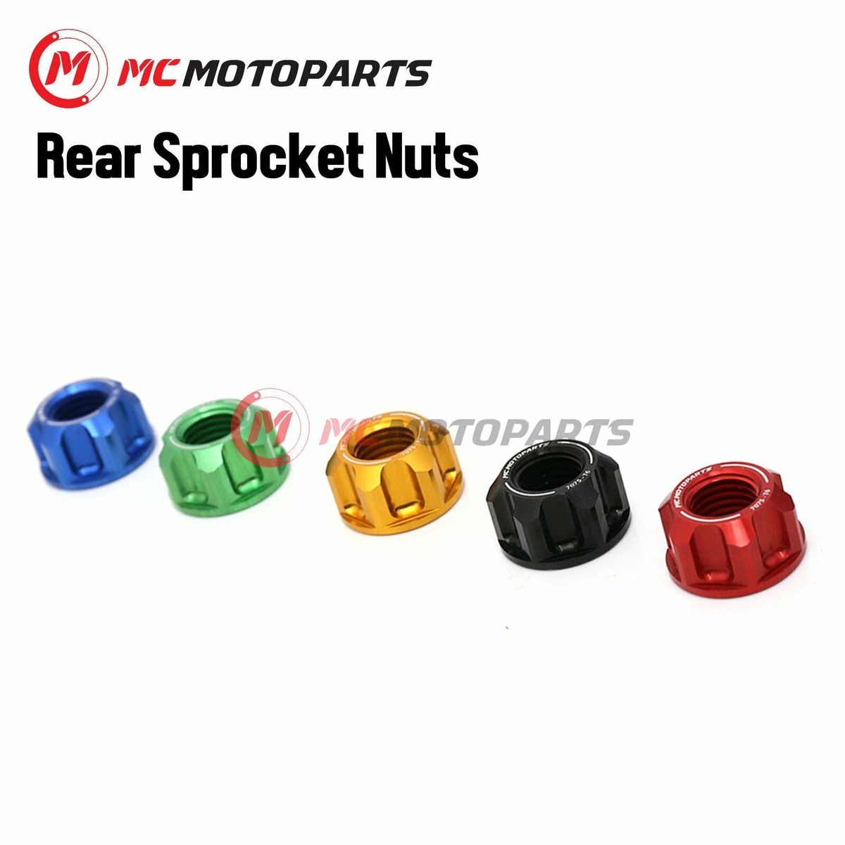 M10 x1.25 Thread Rear Sprocket Nuts For Kawasaki ZX9R ZX7R ZX6R