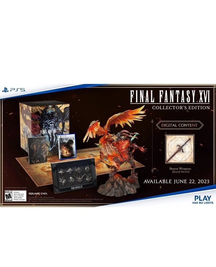 FINAL FANTASY 16 XVI FFXVI COLLECTOR'S EDITION Sealed Complete