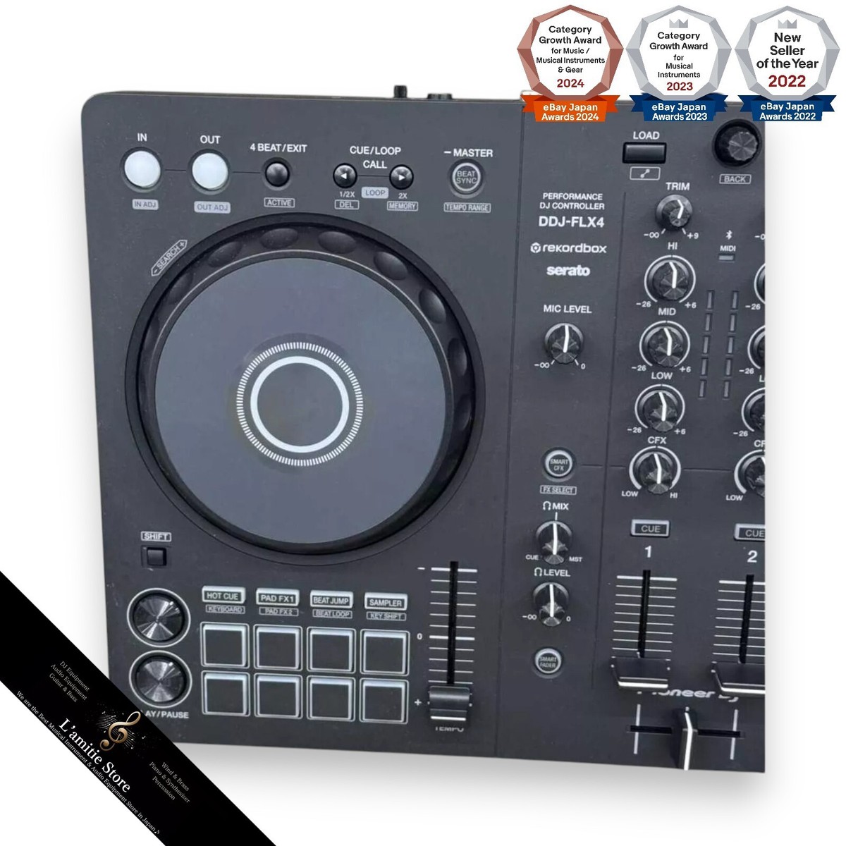 ☆美品☆ Pioneer DDJ-FLX4 DJコントローラー ブラック 【公式通販】