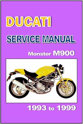 DUCATI Workshop Manual M900 Monster 1993 1994 1995 1996 1997 1998