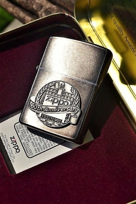 Zippo Lighter - 60th Anniversary - Limited 1992 Collectible Of The