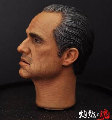 1/6 Scale Action Figure Head Sculpture of Marlon Brando as The