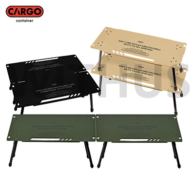CARGO CONTAINER Master Shelf Camping Table + Table Carry Bag