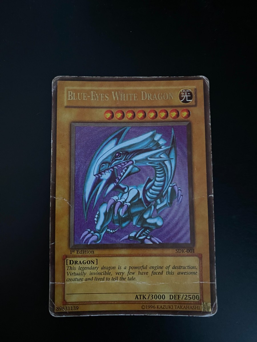 ブルーアイズ・ホワイト・ドラゴン 1st Edition SDK-001 ブルーアイズ