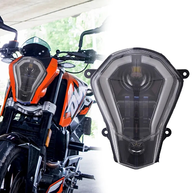 For KTM Duke 390 250 200 125 2011-2019 LED Headlight DRL Plug and