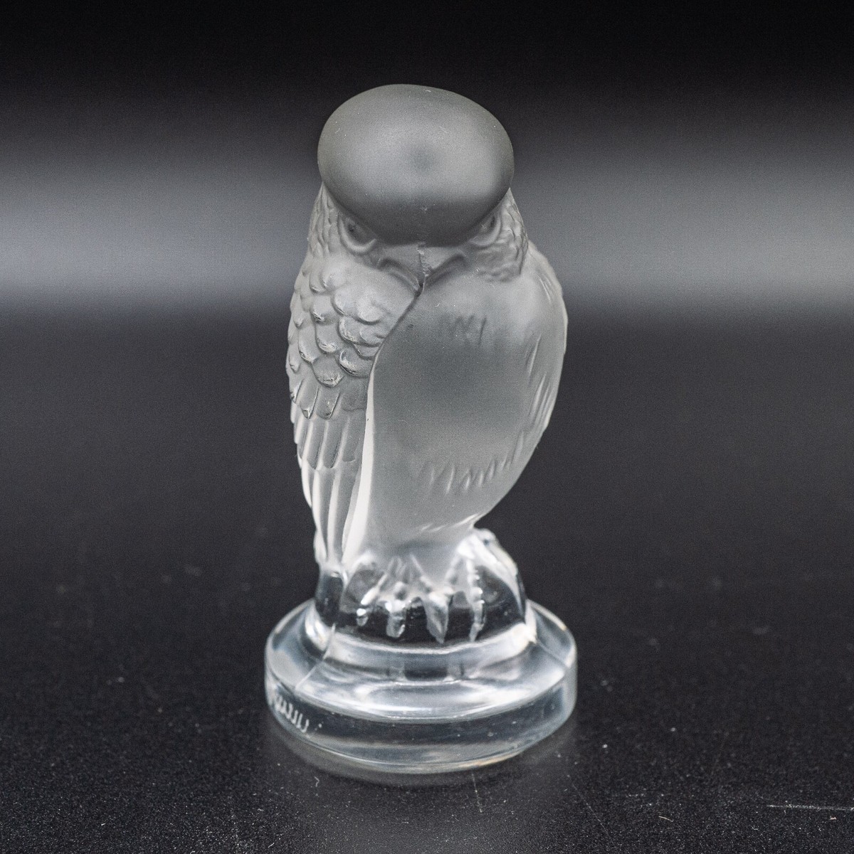 CRISTAL LALIQUE PARIS ラリック フクロウ ペーパーウェイト CRISTAL