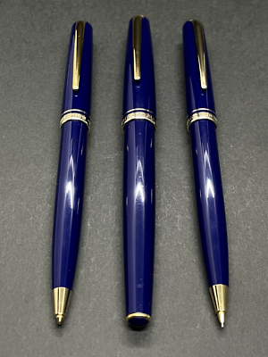 MONTBLANC GENERATION Navy-Blue GT Vintage FP & BP & MP 3Pen set | eBay