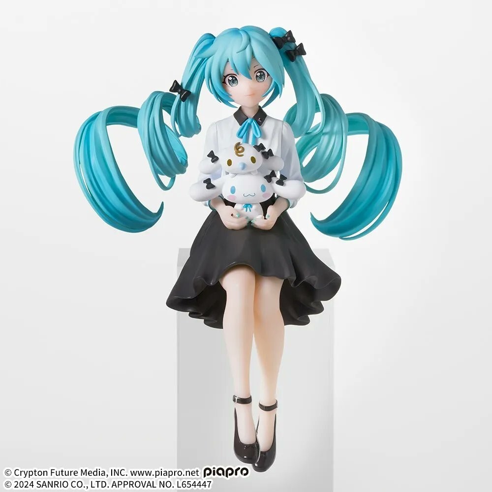 Hatsune Miku x Cinnamoroll Chokonose Premium Figure Osumashi Ver