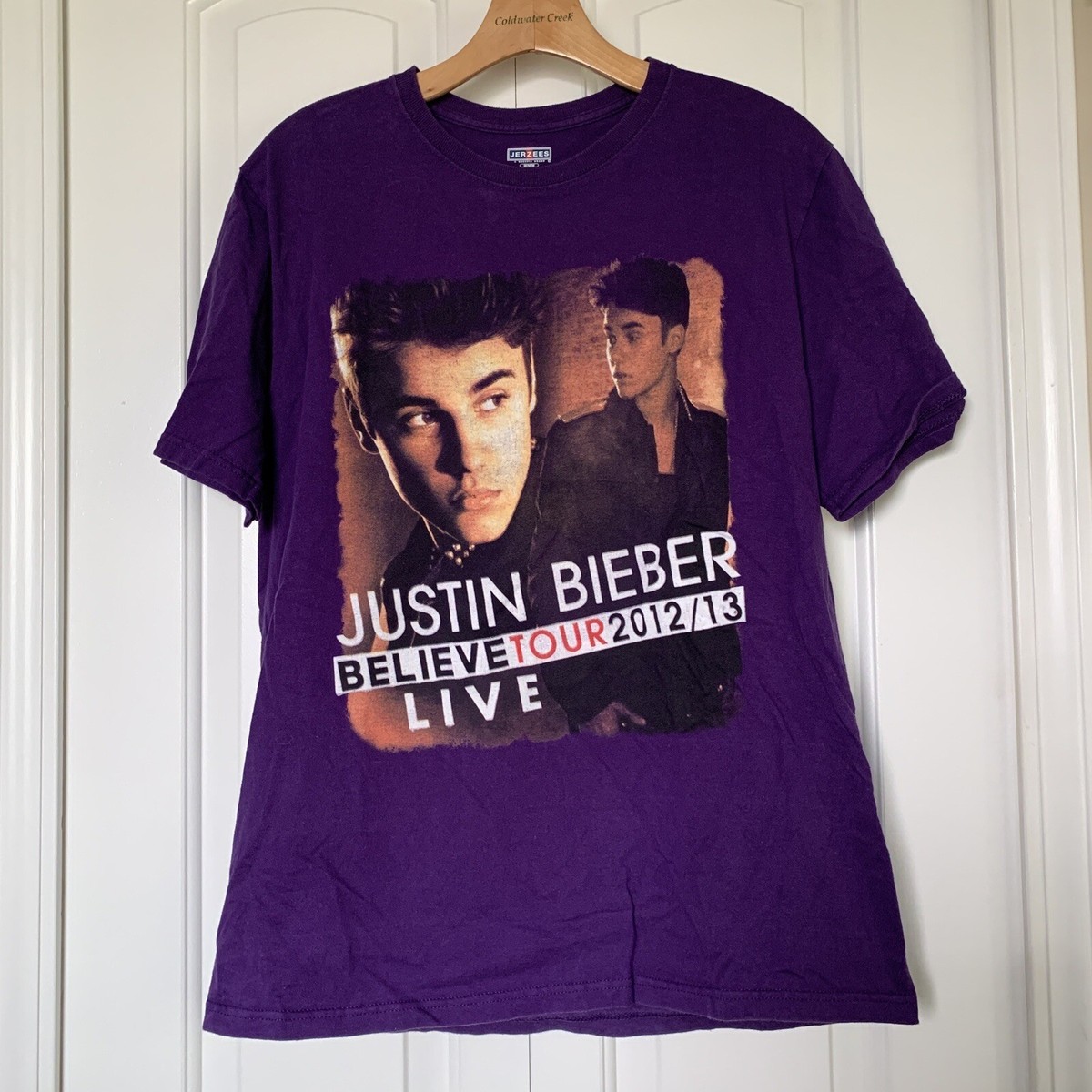 Justin Bieber Live Believe Tour 2012 2013 Shirt Sz M | eBay