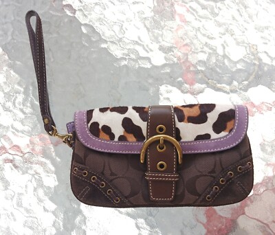 小物 Coach Soho Leopard Ponyhair Wallet s-l400.jpg