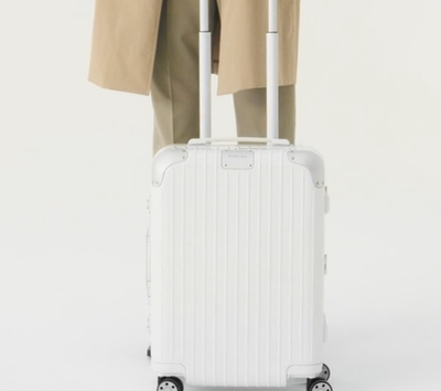 RIMOWA Rimowa hybrid cabin 37 liter suitcase white silver | eBay