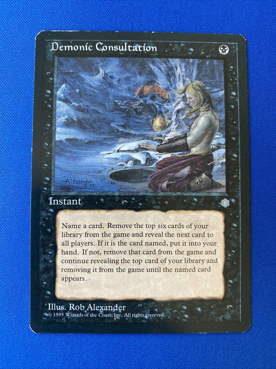 MTG Demonic Consultation [ICE] 4枚セット Demonic Consultation