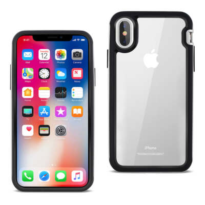 Reiko iPhone X/iPhone XS Hard Transparent Plastic TPU Case in