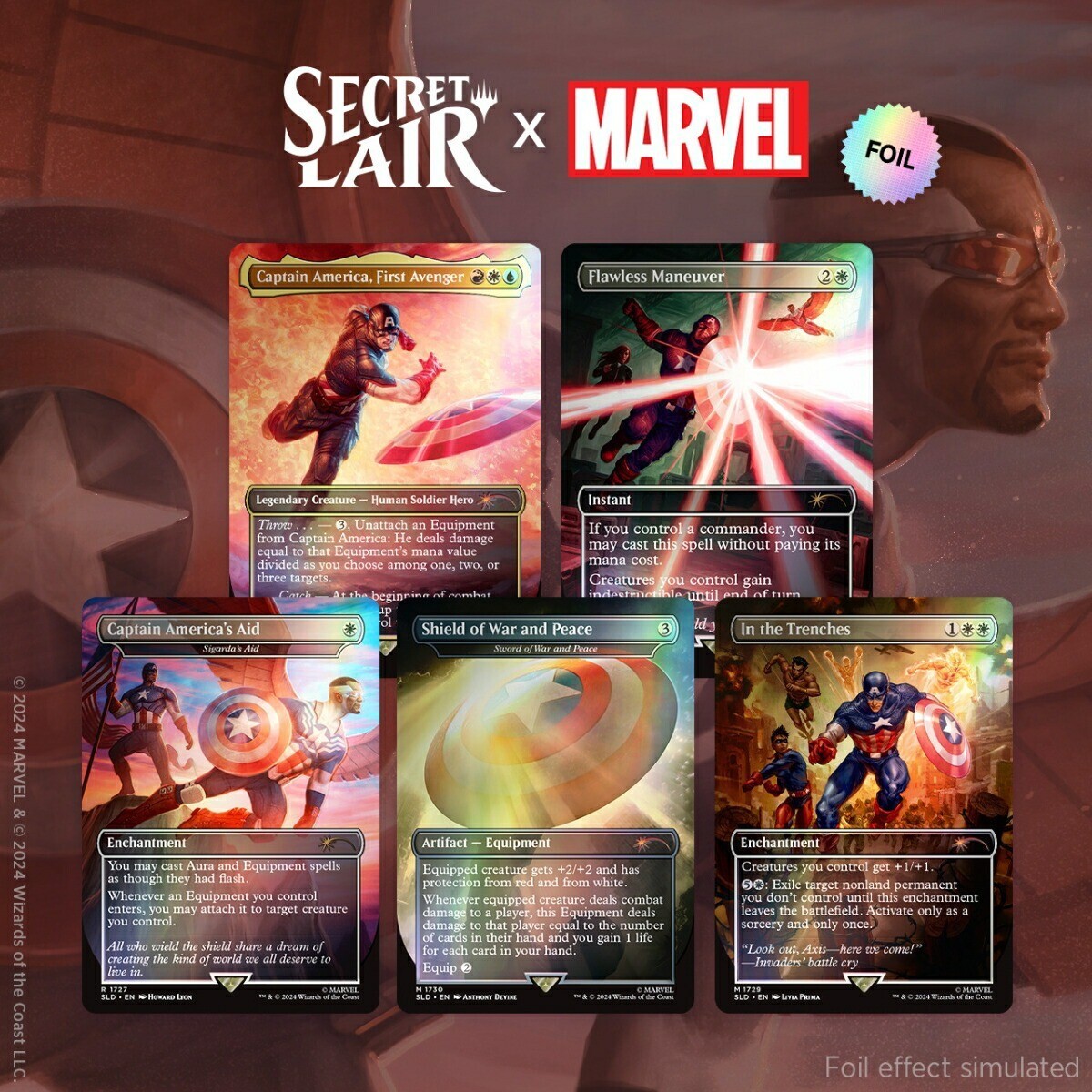 MTG【Foil】Marvel's Captain America1箱 MTG【Foil】Marvel's