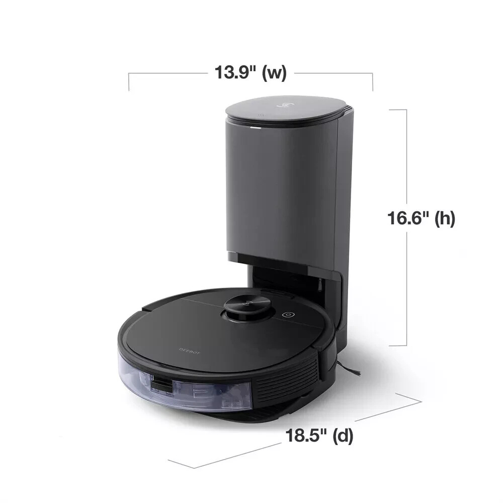 ECOVACS DEEBOT N10 MAX + Vacuum & Mopping (Black) | eBay