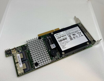 LSI MR SAS9271-8i MegaRaid L3-25413-38001 w/Battery BAT1S1P-A No