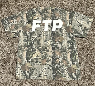 FTP Tree Camo Logo Tee Large | eBay