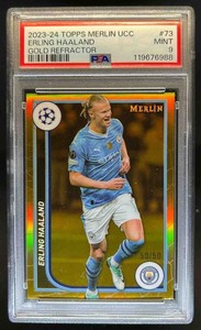 アーリング ハーランド Topps Chrome Gold Ray Wave アーリング