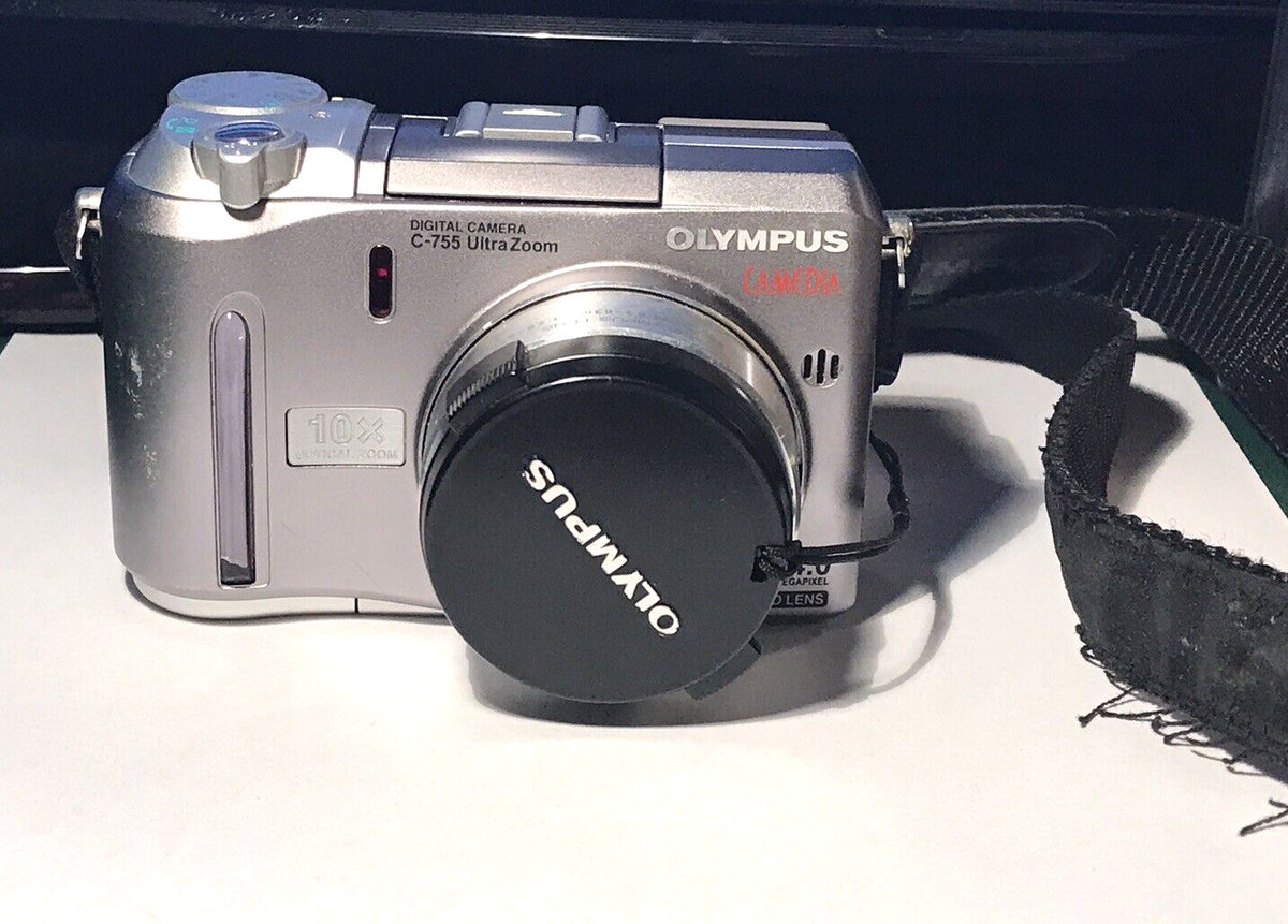 Olympus C-755 Ultra Zoom 4MP Digital Camera, 10x Optical Zoom - AS