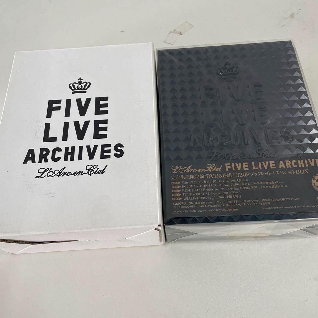 L\'Arc～en～Ciel⁄FIVE LIVE ARCHIVES 2〈完全生産…