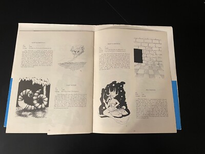 Mayfair Role Aids Nanorien Stones Blue Folder AD&D Module 1982 GD