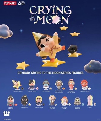 Authentic Crybaby Crying To The Moon Series Figures Confirmed Toys