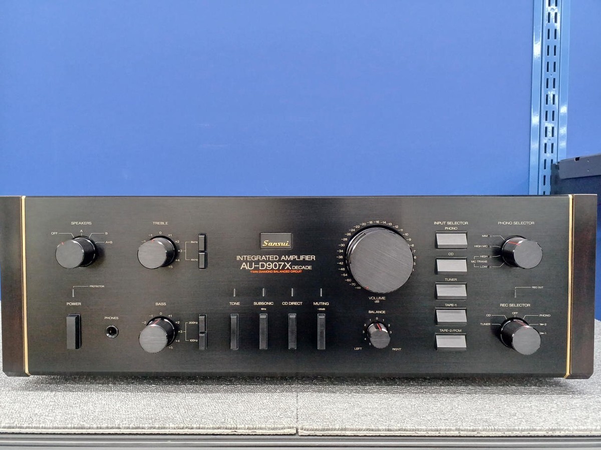SANSUI サンスイ AU-D907X DECADE アンプ 通電確認済