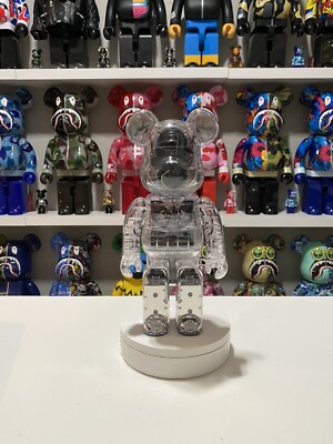 Bearbrick Audio 400% Clear BE@RBRICK Portable Bluetooth Speaker