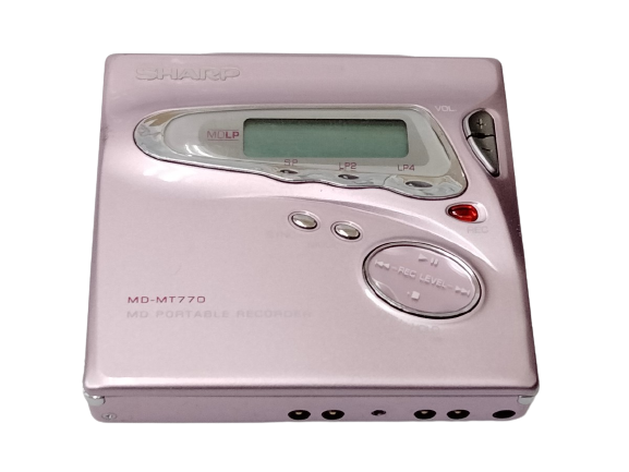 Sharp MD-MT770 Pink Portable Mini Disc Recorder Player Good | eBay