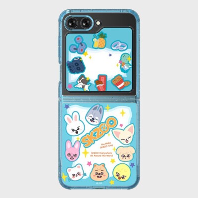SKZOO Star Stray Kids x Samsung Galaxy Z Flip5 Flip Suit Case +