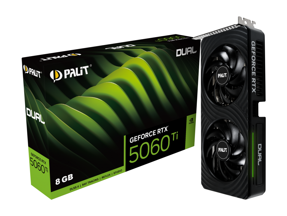 PALIT GeForce RTX 5060 Ti Dual 8GB NE7506T019P1-GB2062D GDDR7