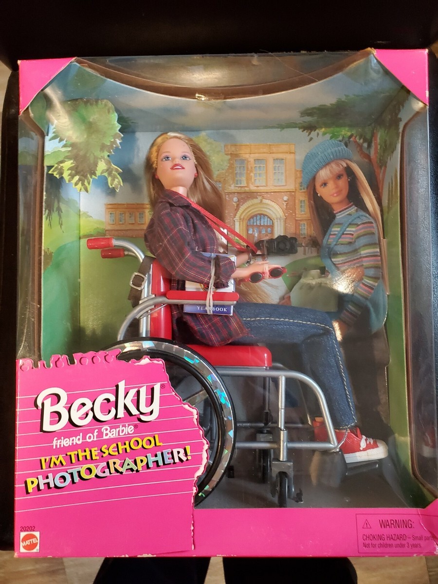 バービー ベッキー 車椅子 1996年製 マテル becky barbie Amazon.com