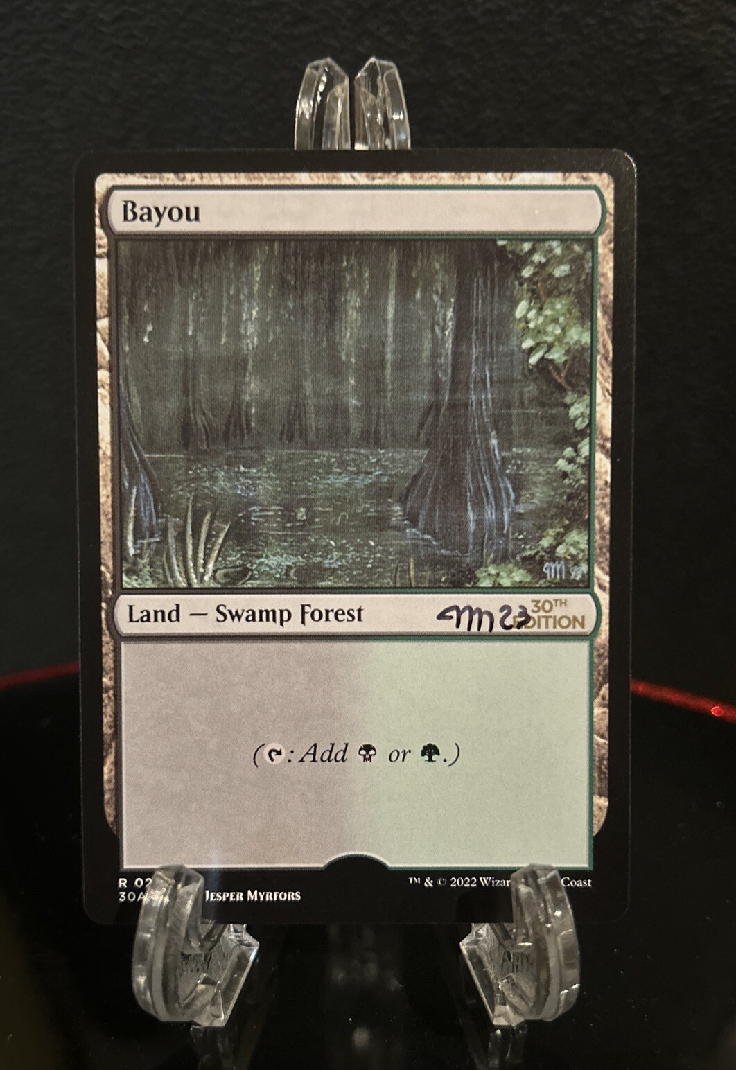 PSA10 Bayou MTG 30th edition
