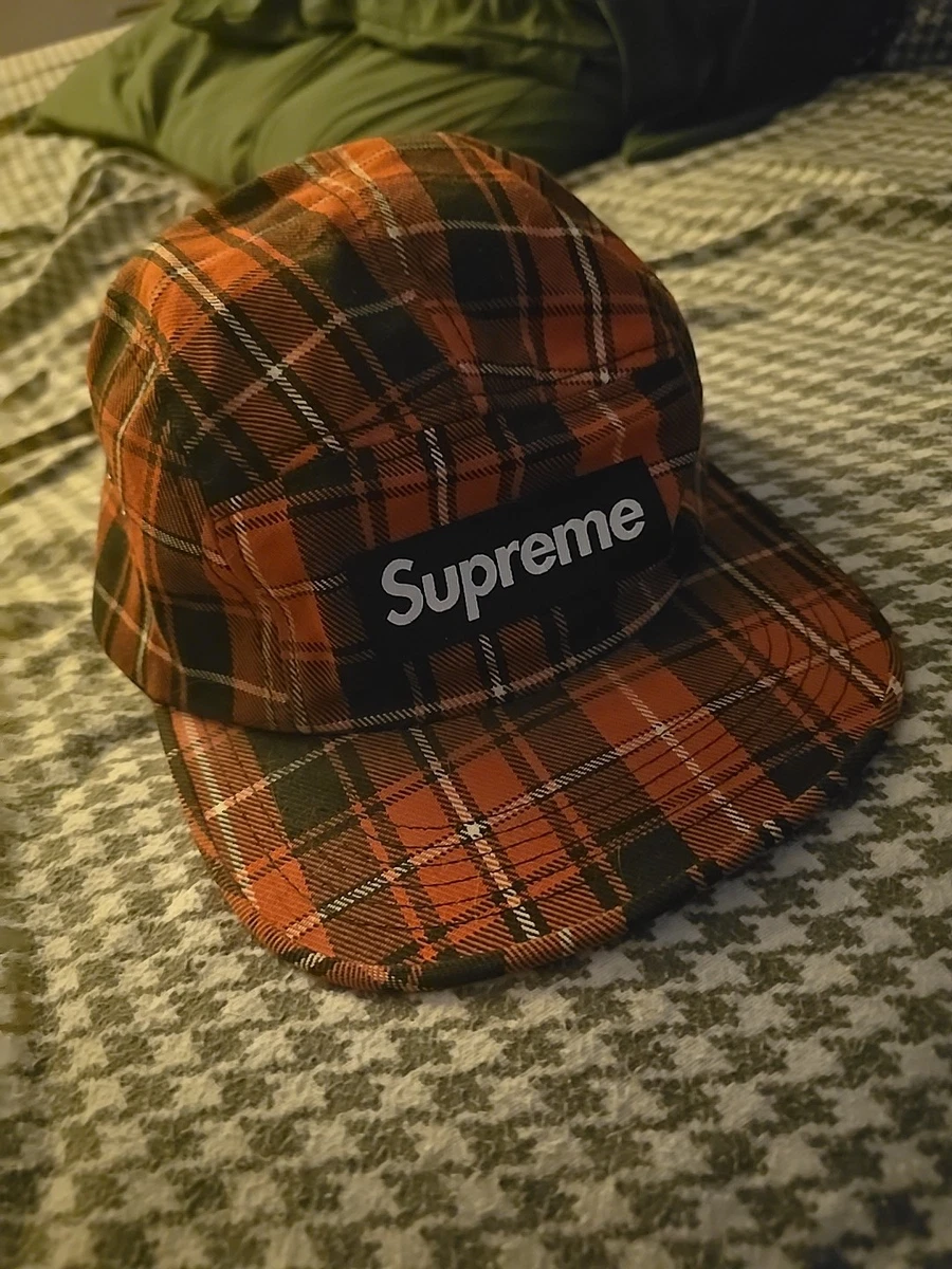 Supreme Plaid Camp Cap for sale - eBay