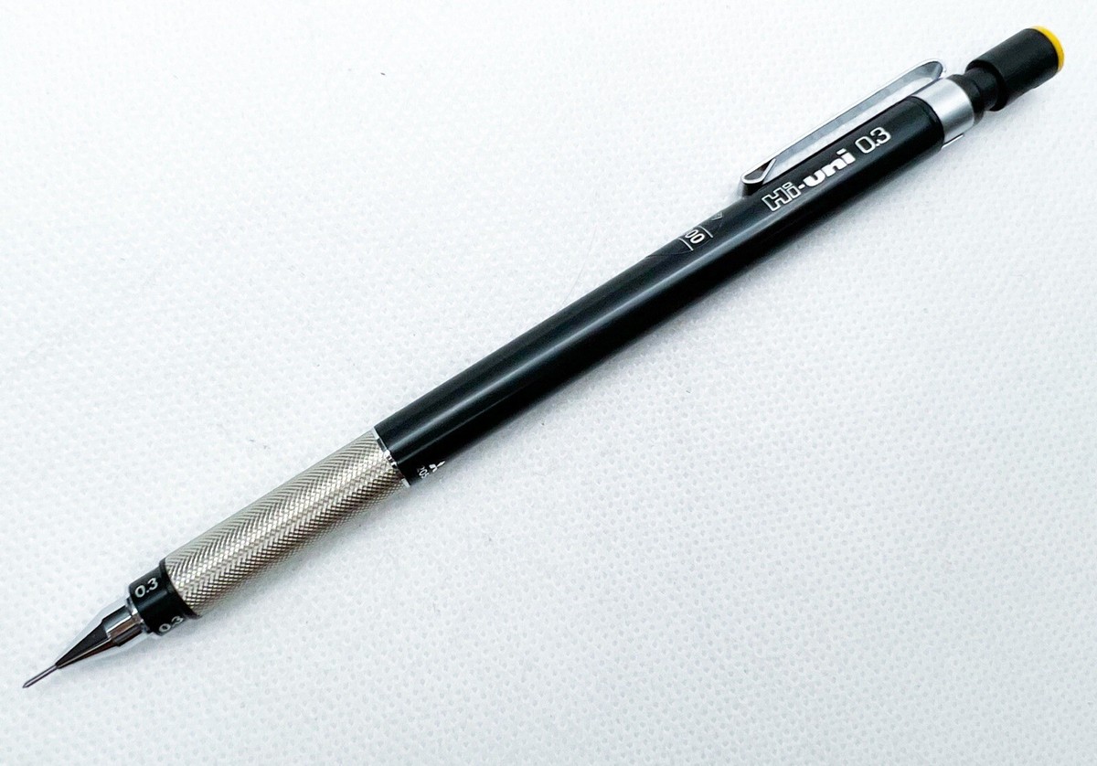 ハイユニ 2050 シルバー 0.5 筆記具 三菱 三菱鉛筆 Hi-uni 5-2050 黒