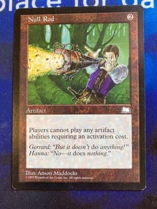 ウェザーライト 無のロッド/Null Rod 英語版 MTG 無のロッド/Null Rod