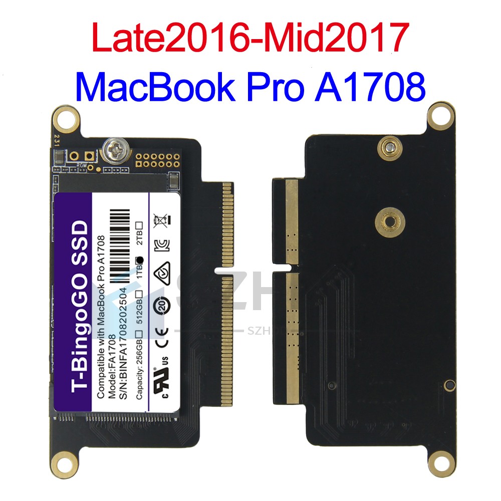 NEW 1TB SSD For MacBook Pro 13” A1708 Non-Touch Bar Models Late