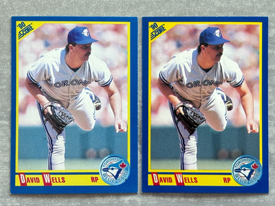 2) 1990 Score DAVID WELLS 