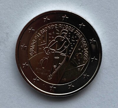 FRANCE 2 € Euro commemorative coin 2023 - Rugby World Cup 2023