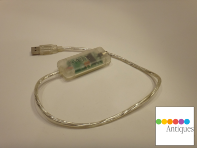 Clear Griffin iMate ADB to USB adapter for Vintage Macintosh ADB