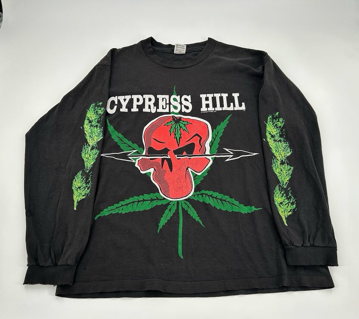 Vintage 90's Cypress Hill Long Sleeve Shirt Men's XL Thrashed Rare